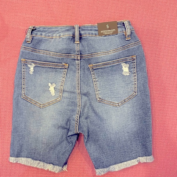 American bazi distressed Bermuda shorts - Picture 5 of 16